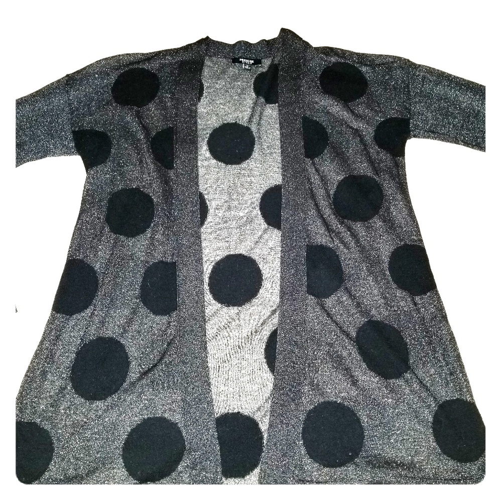 Polka dot cardigan